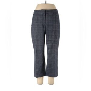 Elie Tahari • Blue Plaid Cropped Pant